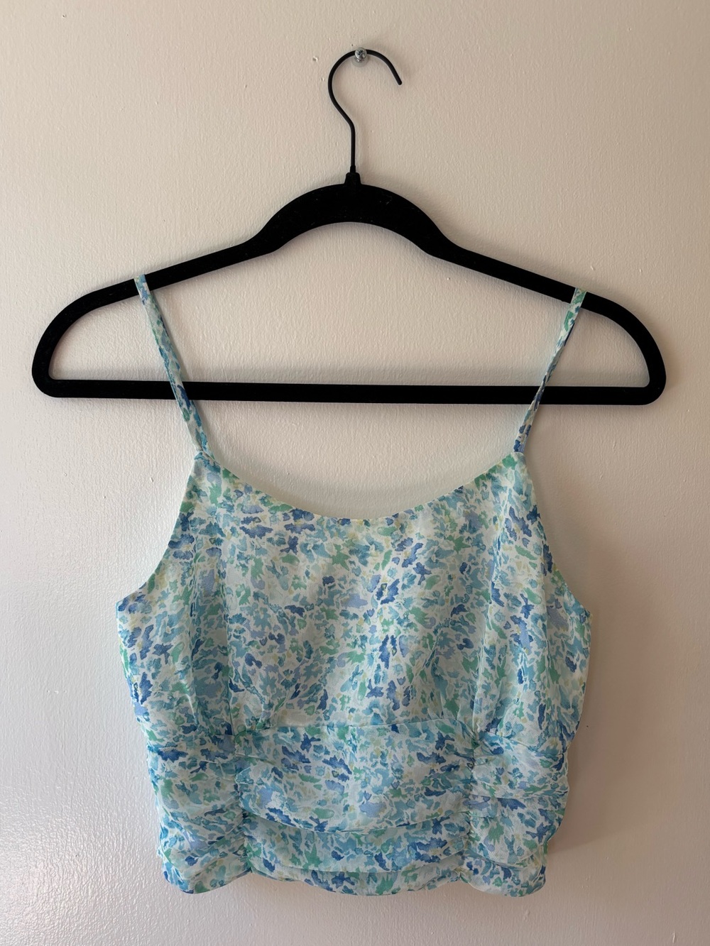 Blue Floral Two-Piece Set